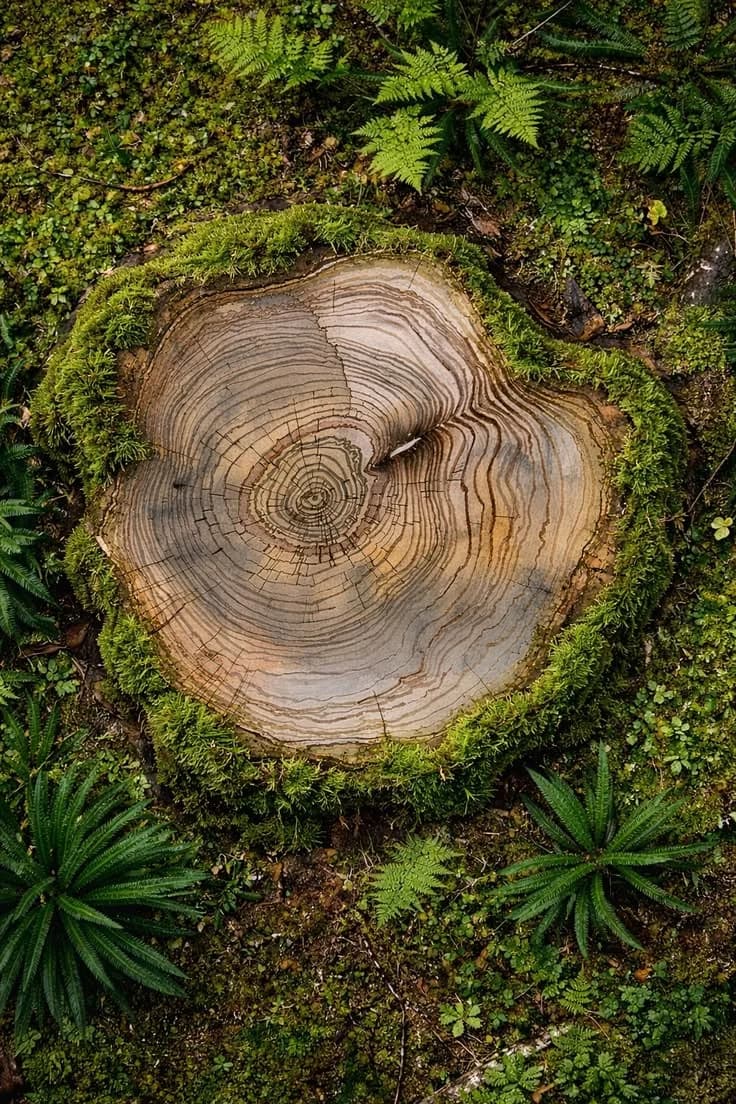 Tree rings on a forest stump — a long-term finance partnership